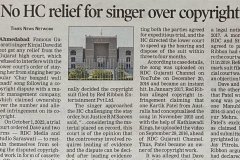 Singer sued over copyright